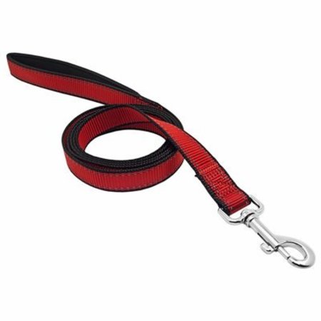 WESTMINSTER PET PRODUCTS Pe 1X6 Blk/Red Leash PE224005